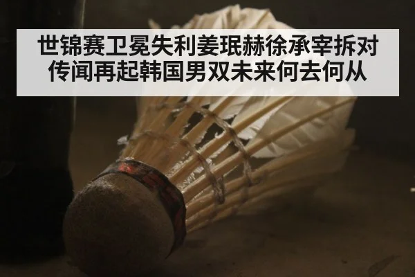 世锦赛卫冕失利姜珉赫徐承宰拆对传闻再起韩国男双未来何去何从